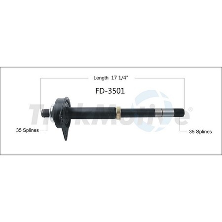 SURTRACK AXLE Cv Axle Shaft, Fd-3501 FD-3501